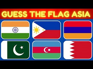 Guess the Flag: Asia Edition 🌏 | 48 Asian Country Flags Quiz