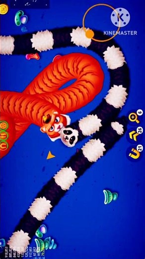 😱Worms Zone.io ❤️001 Slither snake TOP 1 Best world Record snake Epic cacing WormsZoneio #802