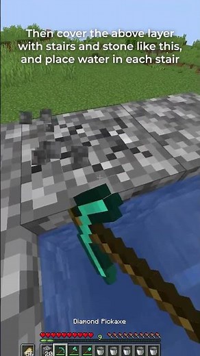🔥 Easy Cobblestone Farm in Minecraft – No Redstone Needed! (Works in 1.21+)