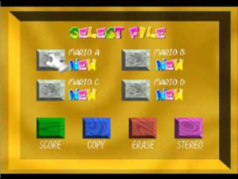 Super Mario 64 Music (N64) Main Menu