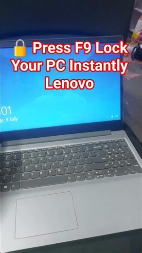 Lenovo V330 15" | Press F9 to Lock Your PC 🔒 #Shorts