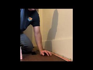 Tackstrip installation