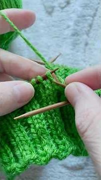 How To Knit K2P2 In Double Pointed Needles #knitting #knittingstich #knittingsweater ng