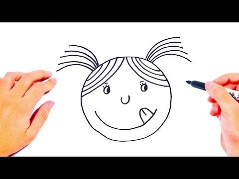 Cómo dibujar un Niña paso a paso | Dibujo bonito de Niña