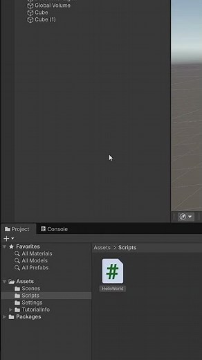 Unity 6.1 Made Easy: First Script in Seconds