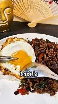 Thai basil beef #easyrecipe #shorts #recipe