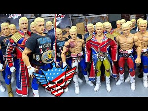 MASSIVE CODY RHODES ACTION FIGURE COLLECTION!