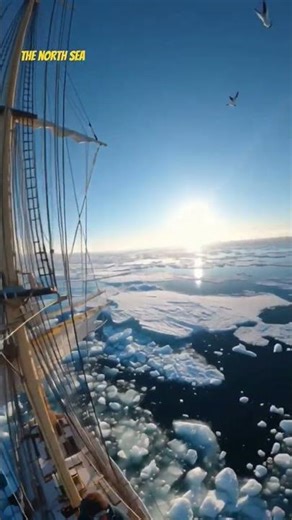 Rare footage from North sea. -FOLLOW NOW! #travel #northsea