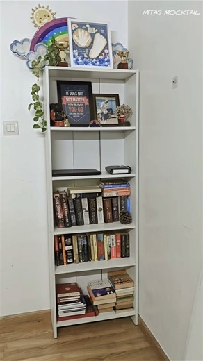 Home Library Setup! Study Room Setup! #dailyshorts #minivlog #homedecor #mitasmocktail