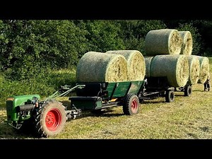 Holder E12 single-axle tractor - not yet at its limit with 10 round bales