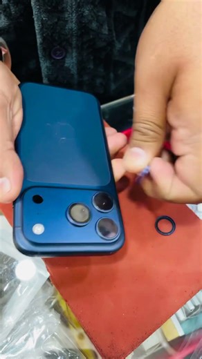 Iphone17pro bule colour camera protection remove #shortvideo #ganpatimobile2025 #cameracase