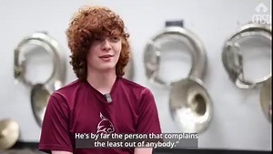 To march as one, these Cy-Fair High School trumpet players have tethered together -- creating a bond that can move mountains. Watch this touching example of resilience and selflessness featuring students Alex, Israel & Nick. Go Public #CFISDspirit #CFISDforAll | Cypress-Fairbanks ISD