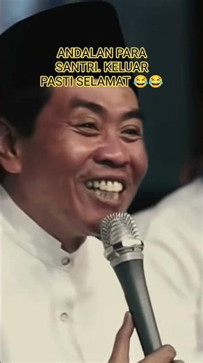 Andalan para santri agar selamat dari keamanan 😂 #santri #abahanza #viral #lucu