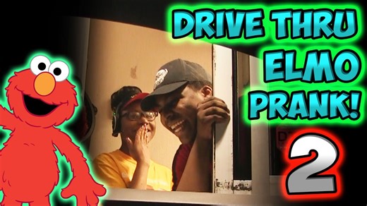 Drive thru Elmo prank 2