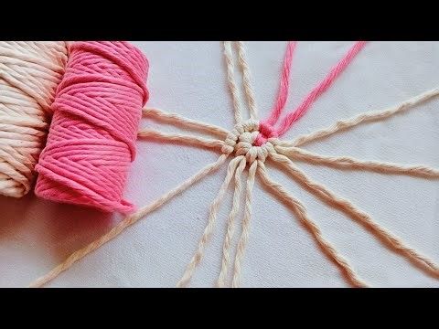 Diy Simple Macrame coaster - Easy To Follow Step By Step Tutorial