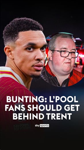 145K views · 2.2K reactions | "While he's wearing the red shirt we should all be behind him" Bunting on Trent's Liverpool departure ❤️‍ | Sky Sports | Facebook