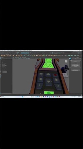 finally completed sci fi scanner model # maya #substance #3dartist #3danimationsoftware