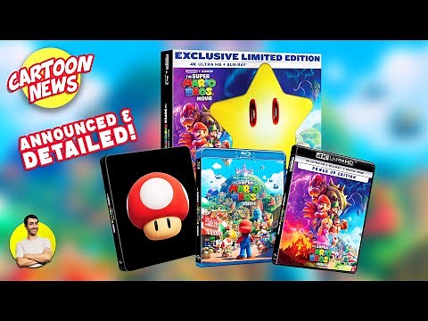 Super Mario Bros. Movie - Blu-ray, 4K, DVD Announced & Detailed!