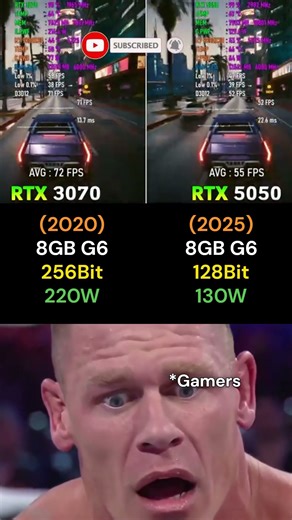 RTX 5050 vs RTX 3070 — Old Beast vs New Budget GPU! 🔥#shorts