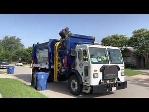 Waste Connections: New Pete 520 McNeilus ZR on Trash!