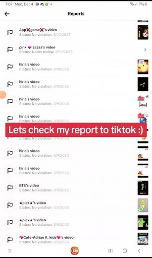 How to See Your Report on TikTok