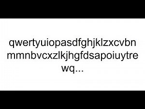 How to pronounce qwertyuiopasdfghjklzxcvbnmmnbvcxzlkjhgfdsapoiuytrewq...