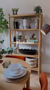 Bookshelf Styling 📚✨ Let’s transform this bookcase following our top 3 styling tips… • Play with height and scale for visual interest • Arrange books horizontally and vertically for a dynamic look • Add a touch of fresh greenery to bring life to your shelves - (We now stock real plants in-store!) Shop our range of bookshelves and accessories online and in-store 🌱 Bookcase featured is the G Plan Winchester. #shelfstyling #shelfdecor #bookcasestyling #bookshelf #bookshelf #bookshelfdecor #homede