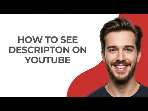 How To See Descripton On Youtube - UPDATED!