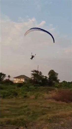 RC-Paraglider Paramotor SWAT in the sunset #rcparaglider