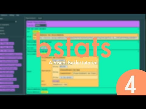 How do I connect bStats with my plugin? | Visual Bukkit tutorial Ep.4
