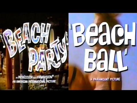 1960s Beach Party Surf Film Trailers | AMC American Pop! Preview 1998 | Beach Ball, Blanket Bingo