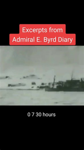 This video was made with narrative from Excerpts of Admiral E. Byrd's diary about a very specific alleged scenario and personal experience from 1947 which Admiral Byrd considered to be important enough for him to write it into his personal diary 🙌💯 Dooeysdream - TikTok #admiralbyrd #pilot #diary #personal #writing #experience #military #flight #plane #antarctica #fyp | Colin Smith