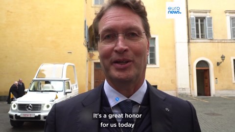 Pope Francis goes electric with new eco-friendly 'Popemobile' from Mercedes-Benz