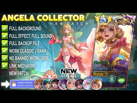 Script Skin Angela Collector - Floral Elf No Password | Full Effect Voice | Patch Terbaru
