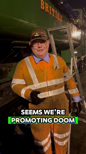 It was an early start today at 6.50am when we met Charlie Brook, our driver for the day. Charlie is one of the heroes of our railway and leads today’s Steam Team with Fireman Paul Evans and Cleaner Ed Clark. Together they make sure our locomotive is safe, spotless and ready for another fantastic day of Santa Specials. While most people are still tucked up in bed, the team is already hard at work on the footplate bringing the Christmas magic to life. Here’s to Charlie, Paul, Ed and all our amazin