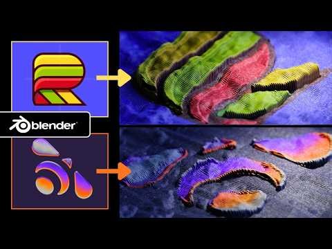 Blender – Stunning Geo-Nodes Logo Effect