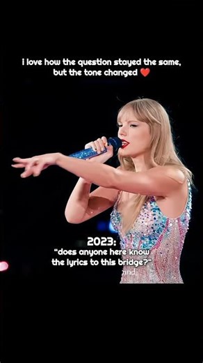 the question stayed the same, but the tone changed 😌❤️‍🔥 | #taylorswift #shorts