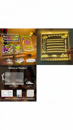 Acrylic LED Light Board for Creative Displays