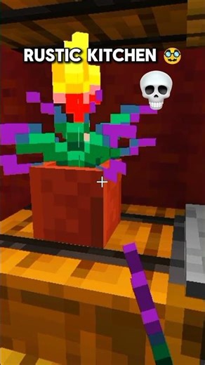 Minecraft Rustic Kitchen 🥸 #minecraft #shorts #minecraftshorts