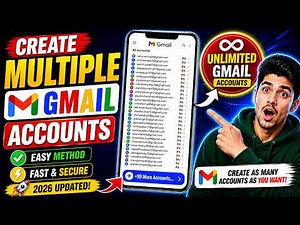 How to Create Multiple Gmail Accounts | Easy Method (2026) ✅
