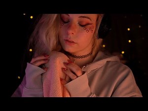 3h sleep ASMR - "shh it's okay" & slow towel scratching - whispering, breathing