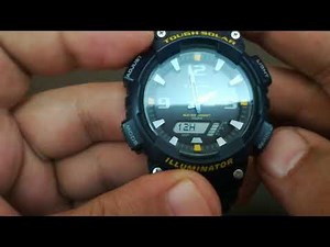casio tough solar 5 alarms 5208 - ساعه كاسيو سولار مراجعه و شرح
