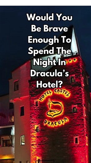 Would You Stay The Night In The Dracula Hotel If You Had The Chance?😱🎃🖤 #dracula #vampire #haunted #creepy #sc#scary | Strange and Creepy