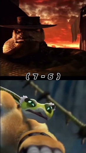 Rattlesnake Jake (Rango) vs Viper (Kung Fu Panda) #shorts #vs