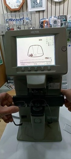 遠近両用メガネレンズの度数の計り方#Shorts