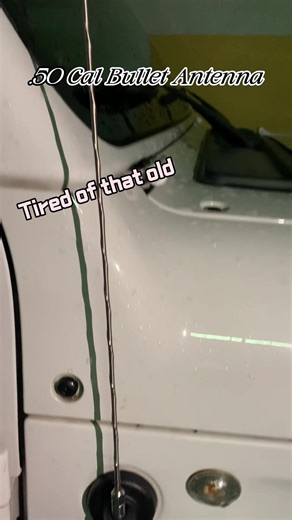 Now bring that .50 Cal energy to your ride.#caraccessories #antenna #pickuptruck #fyppppppppppppppppppppppp #car