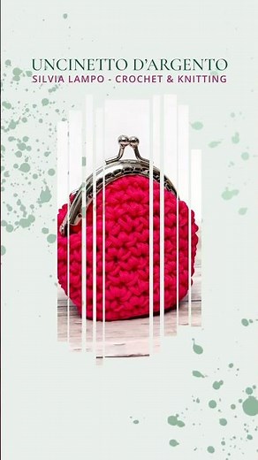 Crea un portamonete facilissimo con pochissimi step! #crochet #uncinetto #uncinettoargento #tutorial