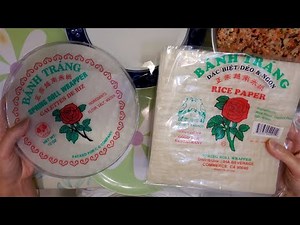 Vietnamese fried spring rolls: how to work with other rice paper wrapper sizes