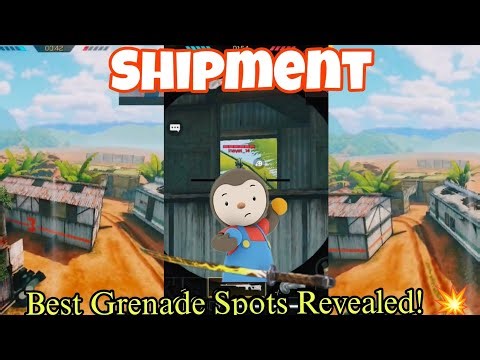 Master Every Grenade Spot on Shipment Map in COD Mobile! 🎯 | Easy Camper Takedowns