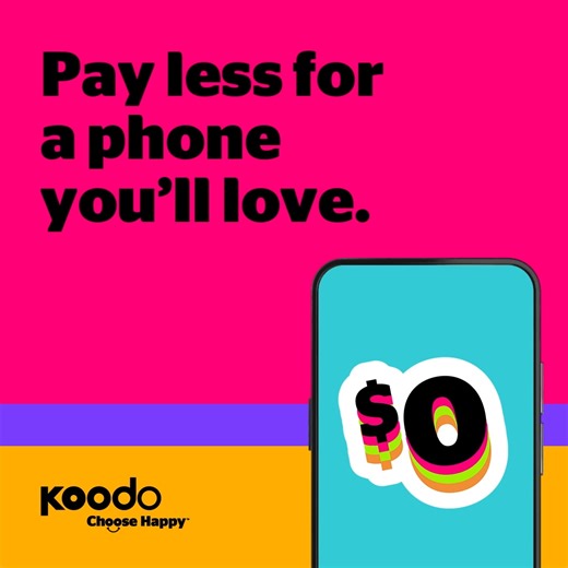 Upgrading for nothing upfront is proof that a little goes a long way. Get a $0 phone with the Tab at Koodo. | Koodo | Facebook